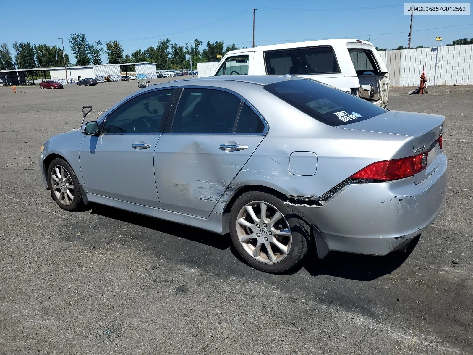 2007 Acura Tsx VIN: JH4CL96857C012562 Lot: 60297504