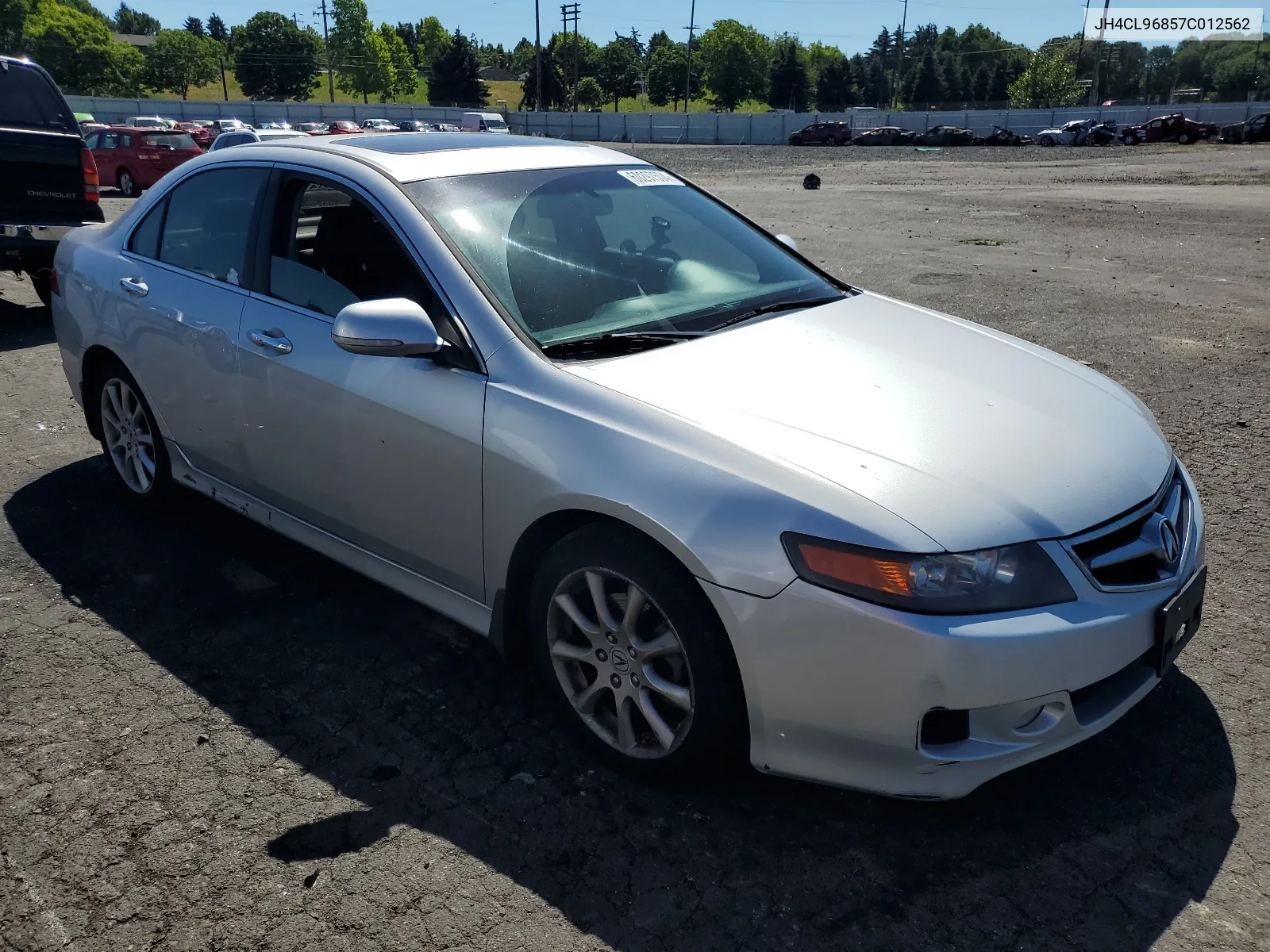 2007 Acura Tsx VIN: JH4CL96857C012562 Lot: 60297504