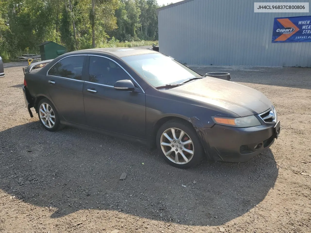 2007 Acura Tsx VIN: JH4CL96837C800806 Lot: 66905834