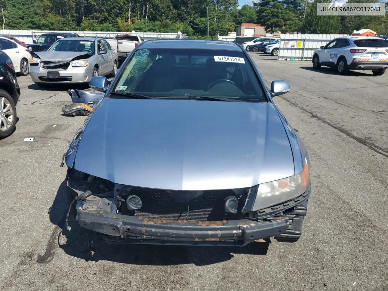 2007 Acura Tsx VIN: JH4CL96867C017043 Lot: 67241524