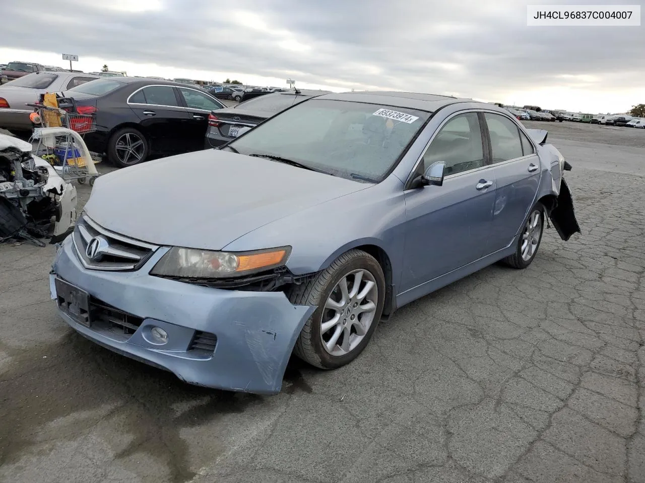 2007 Acura Tsx VIN: JH4CL96837C004007 Lot: 69373974