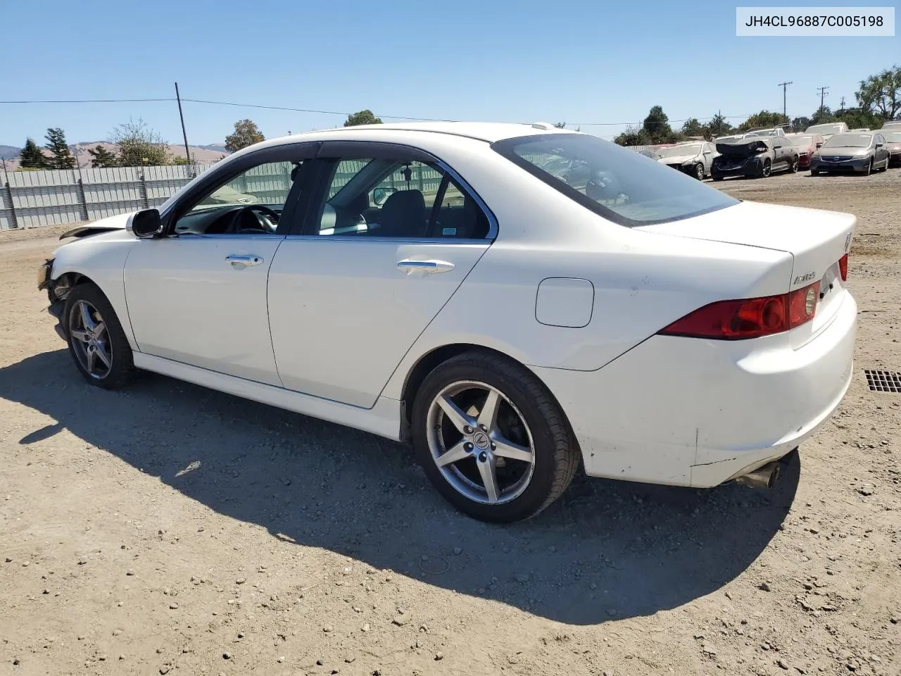 2007 Acura Tsx VIN: JH4CL96887C005198 Lot: 70790984