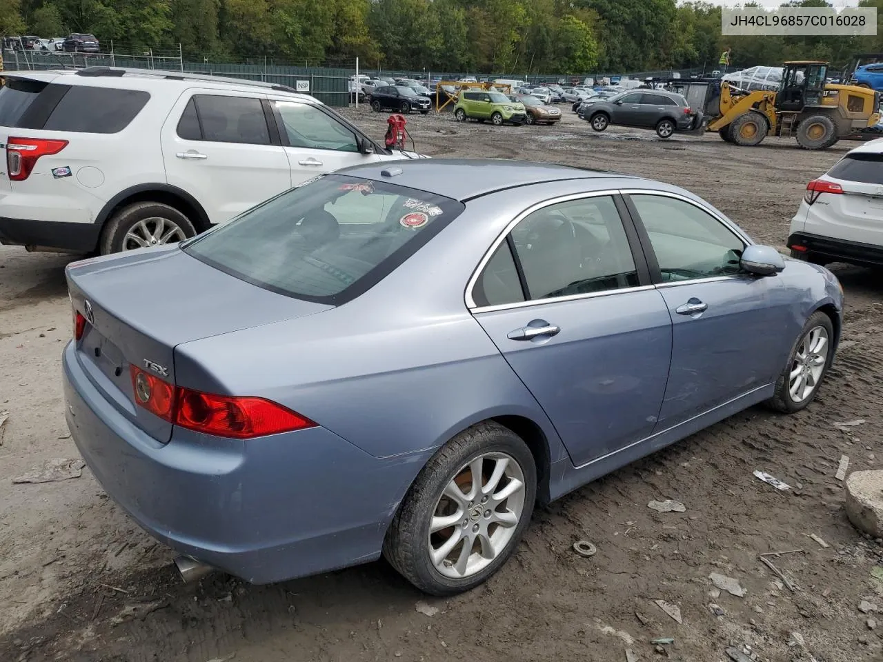 2007 Acura Tsx VIN: JH4CL96857C016028 Lot: 73212544