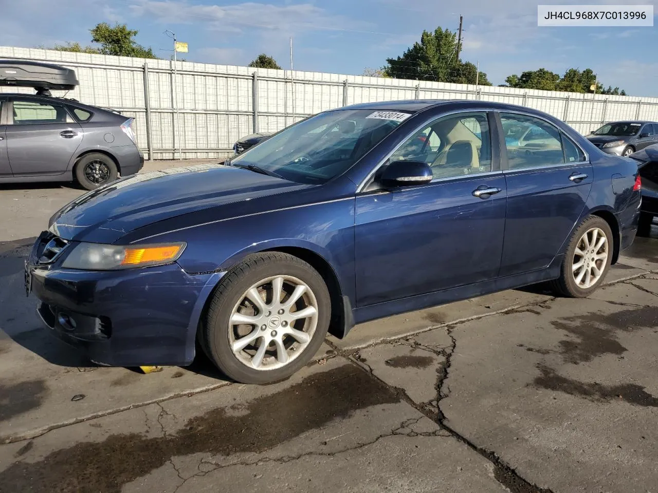 2007 Acura Tsx VIN: JH4CL968X7C013996 Lot: 73433014