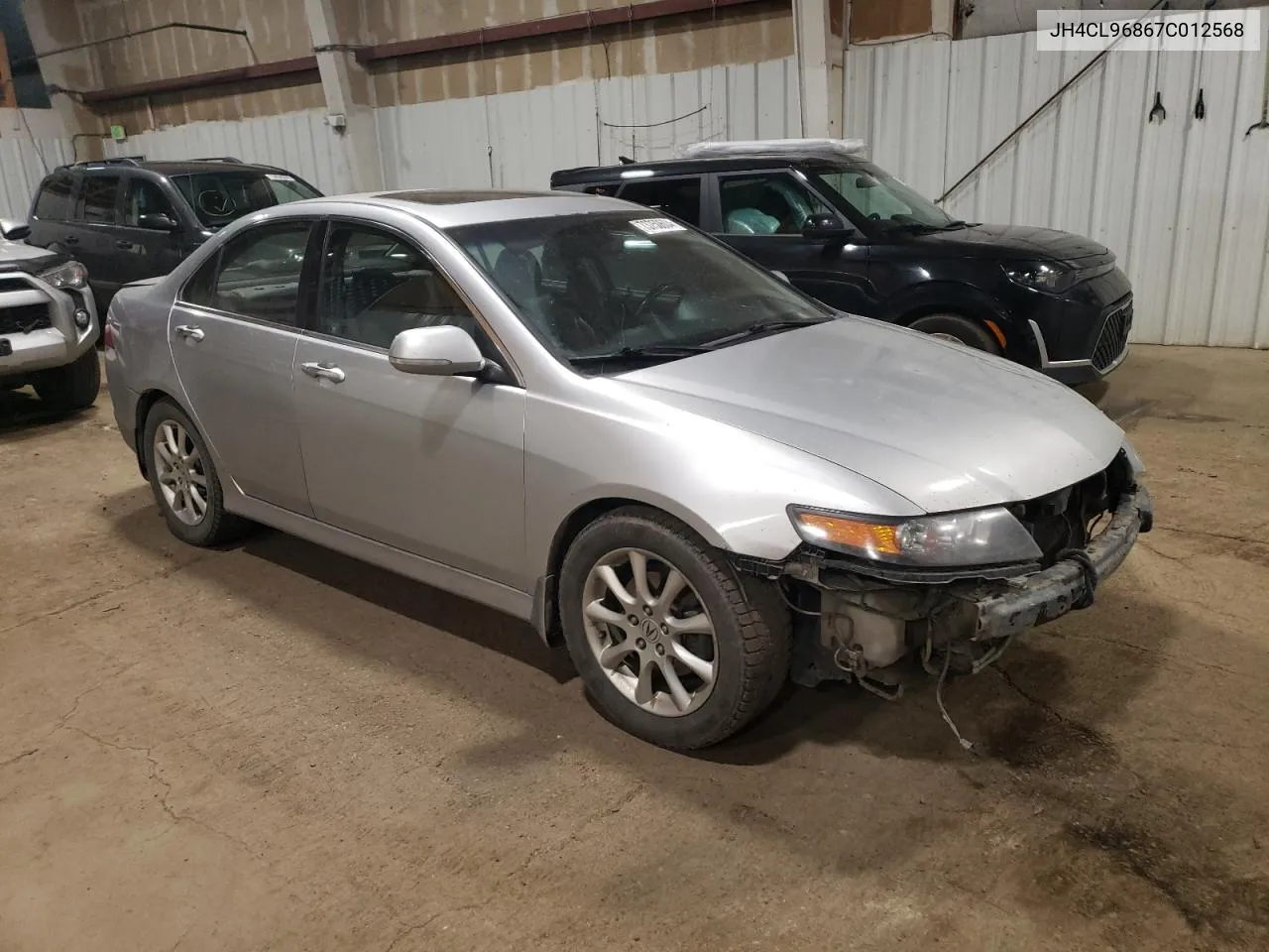 2007 Acura Tsx VIN: JH4CL96867C012568 Lot: 73750604