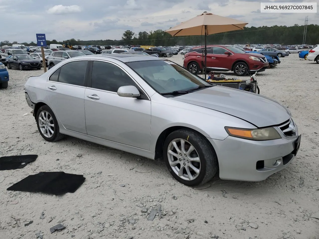 2007 Acura Tsx VIN: JH4CL96927C007845 Lot: 74601984