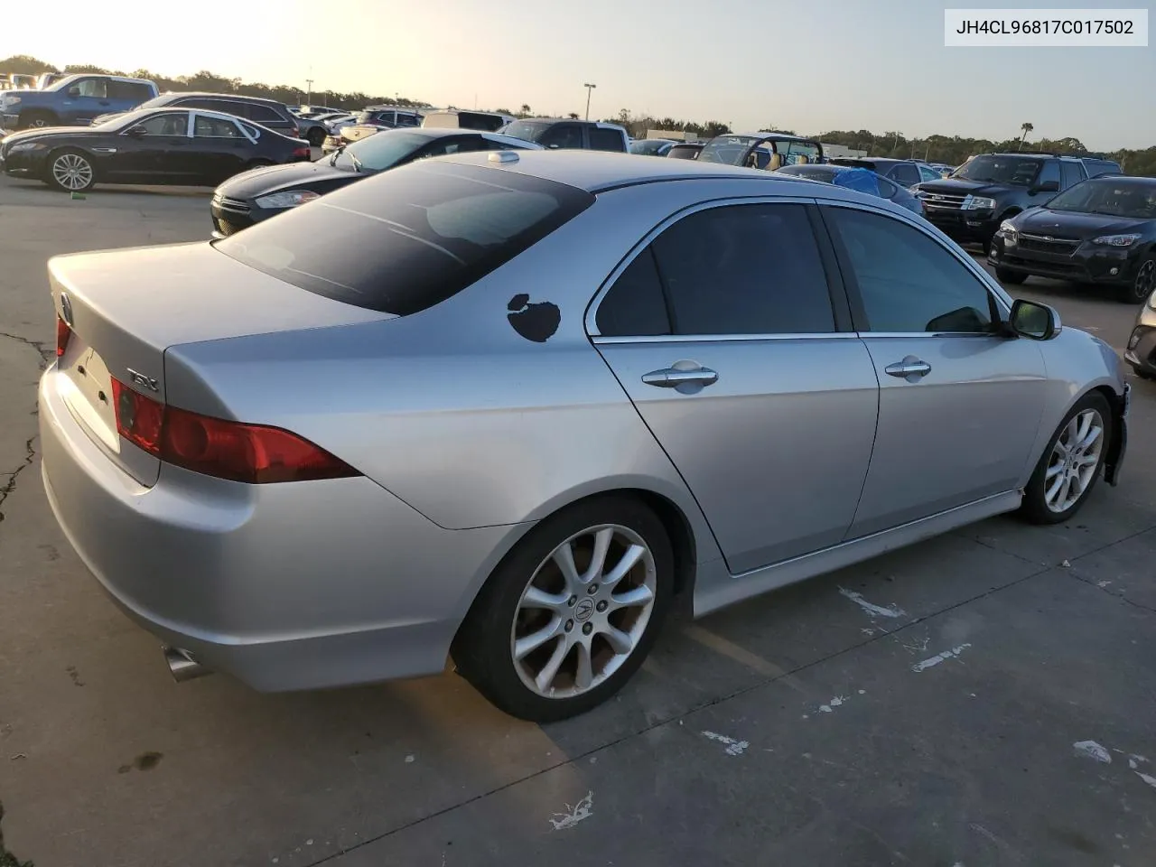 2007 Acura Tsx VIN: JH4CL96817C017502 Lot: 74790004