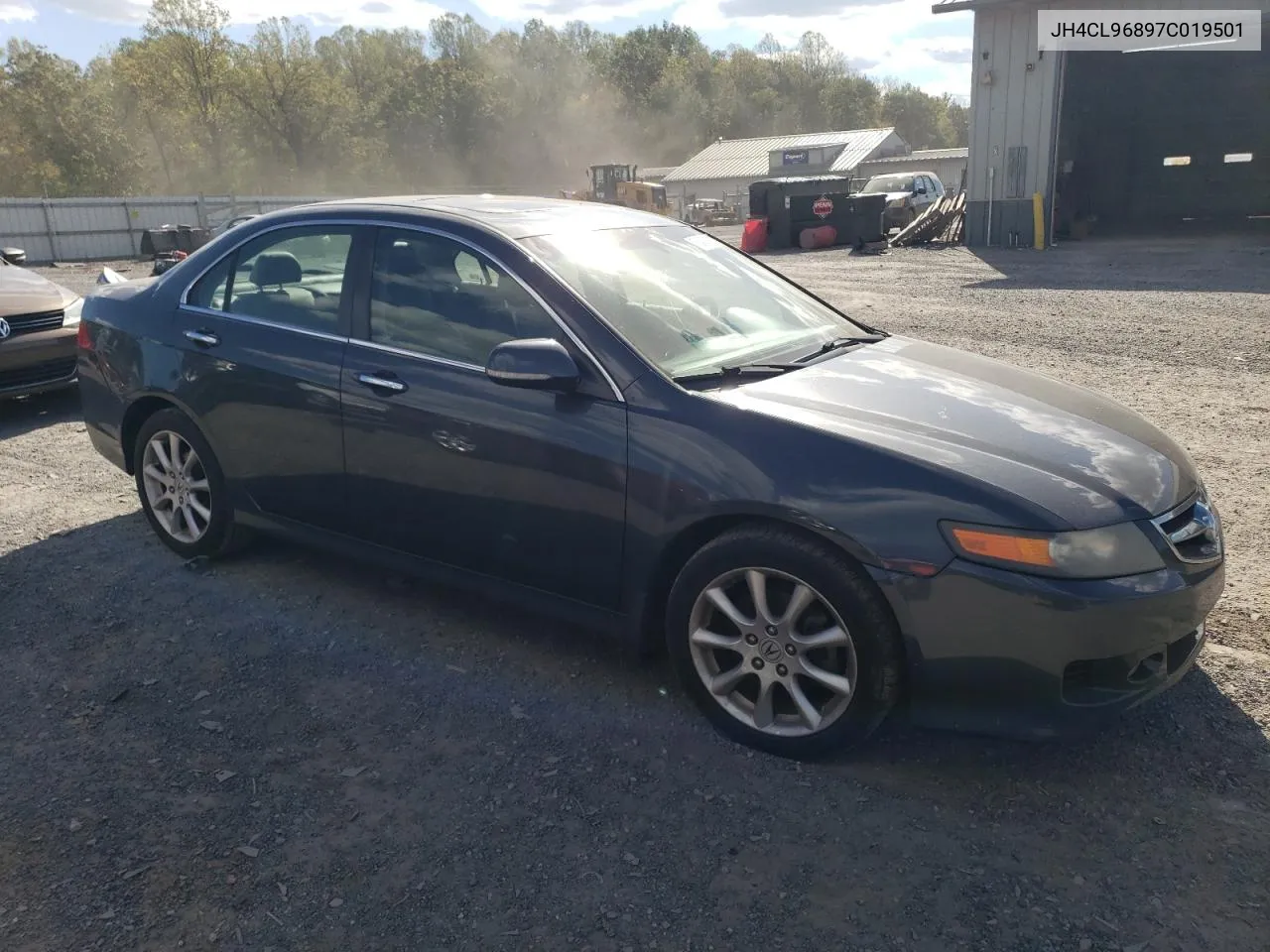 2007 Acura Tsx VIN: JH4CL96897C019501 Lot: 75429134