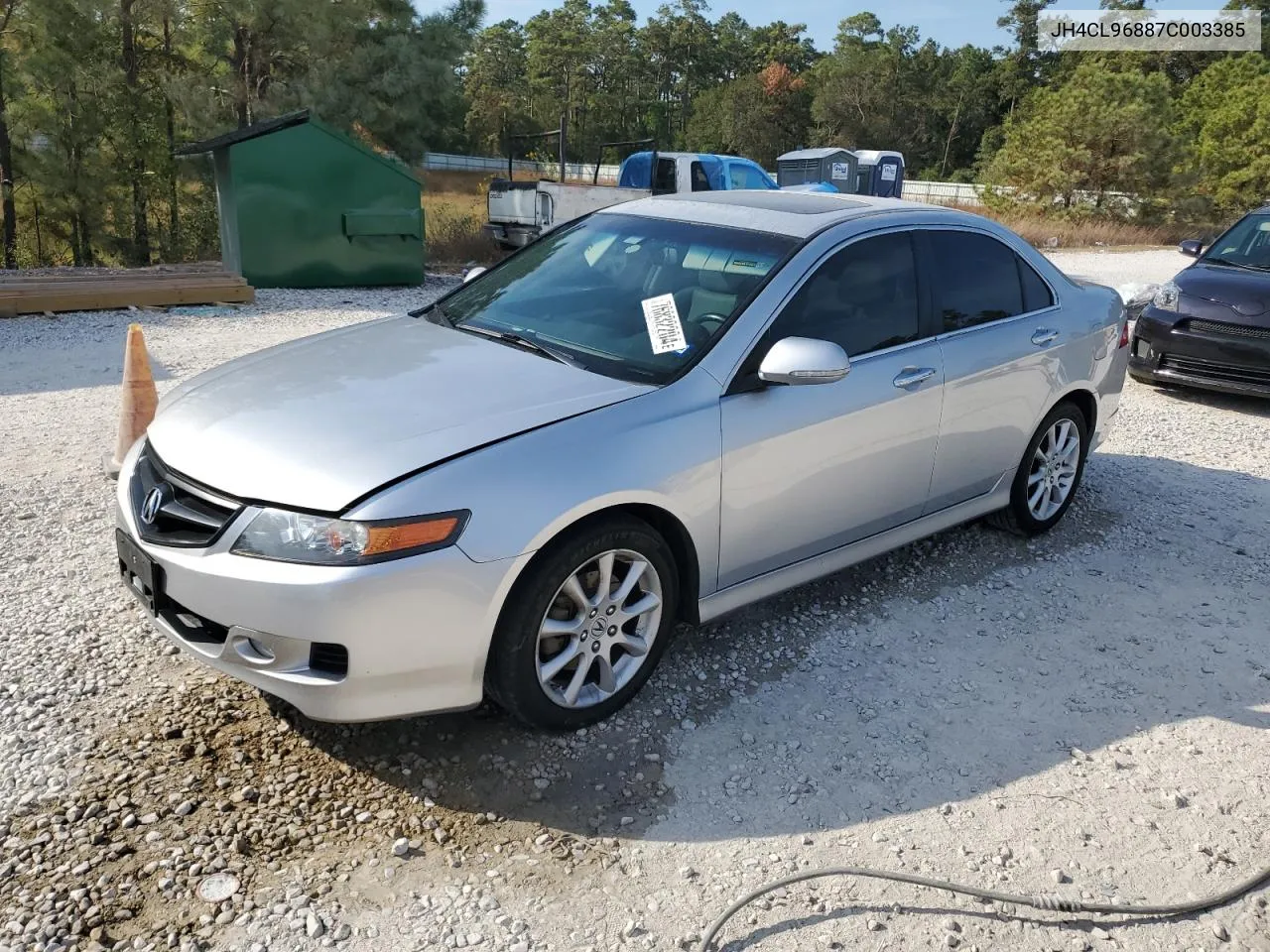 2007 Acura Tsx VIN: JH4CL96887C003385 Lot: 76832204