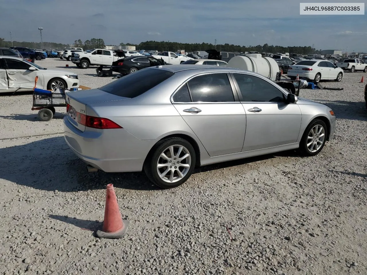 2007 Acura Tsx VIN: JH4CL96887C003385 Lot: 76832204