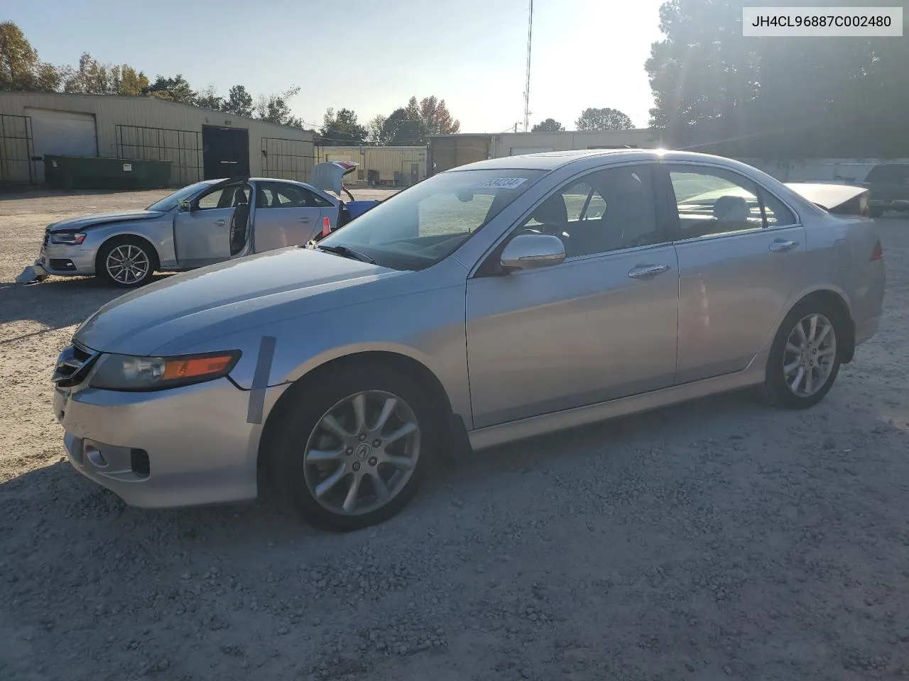 2007 Acura Tsx VIN: JH4CL96887C002480 Lot: 77534234