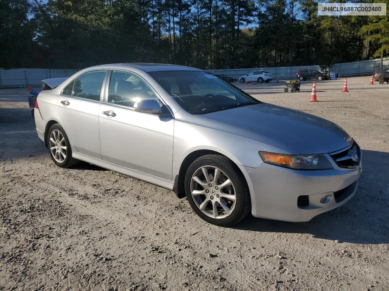 2007 Acura Tsx VIN: JH4CL96887C002480 Lot: 77534234