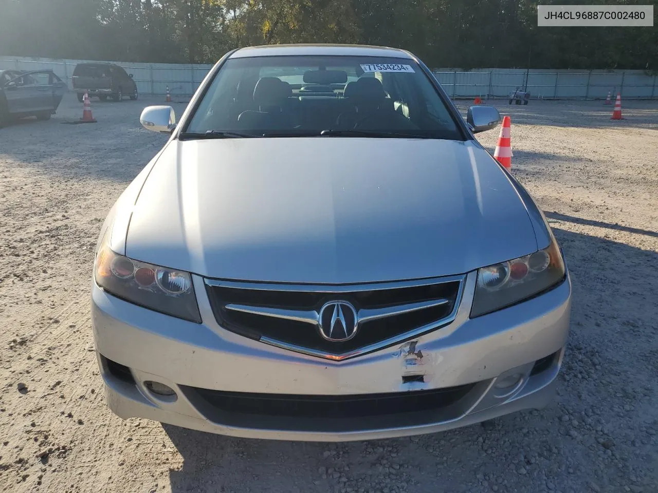 2007 Acura Tsx VIN: JH4CL96887C002480 Lot: 77534234