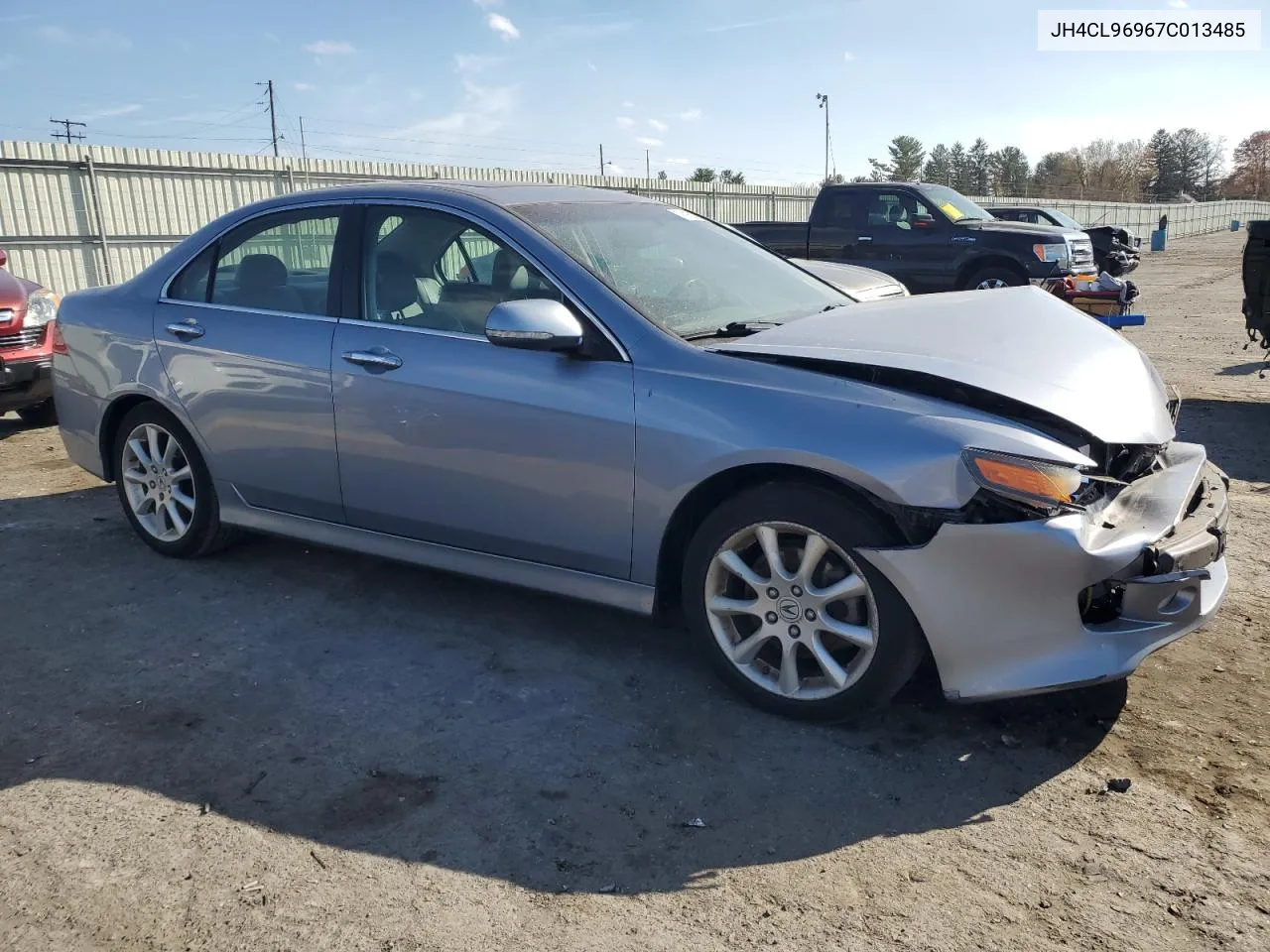 2007 Acura Tsx VIN: JH4CL96967C013485 Lot: 78852854