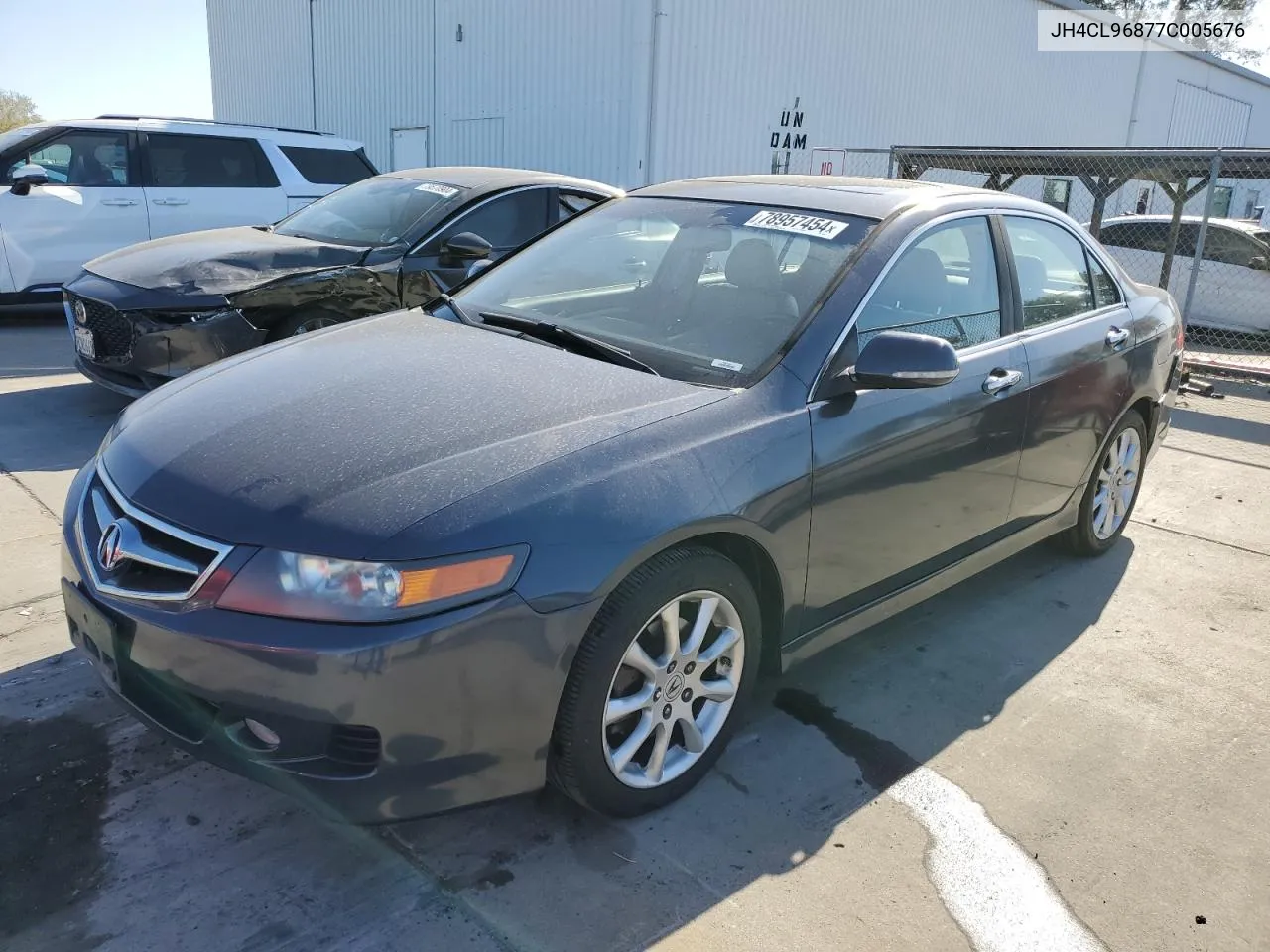 2007 Acura Tsx VIN: JH4CL96877C005676 Lot: 78957454