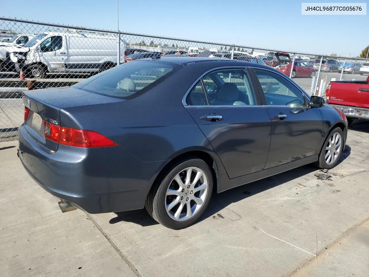 2007 Acura Tsx VIN: JH4CL96877C005676 Lot: 78957454