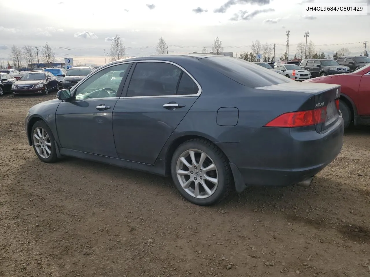 2007 Acura Tsx VIN: JH4CL96847C801429 Lot: 79230304