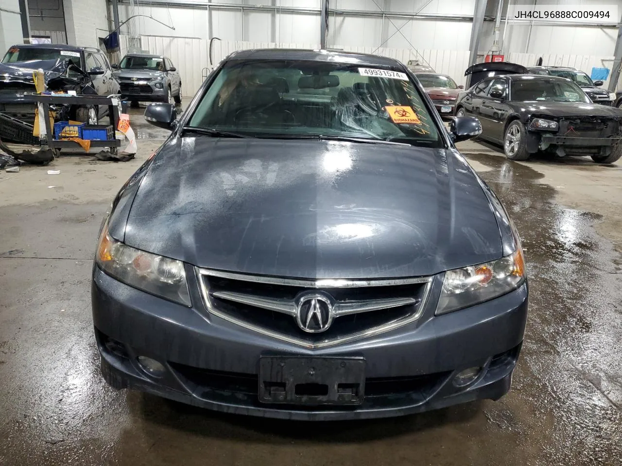 2008 Acura Tsx VIN: JH4CL96888C009494 Lot: 49931574