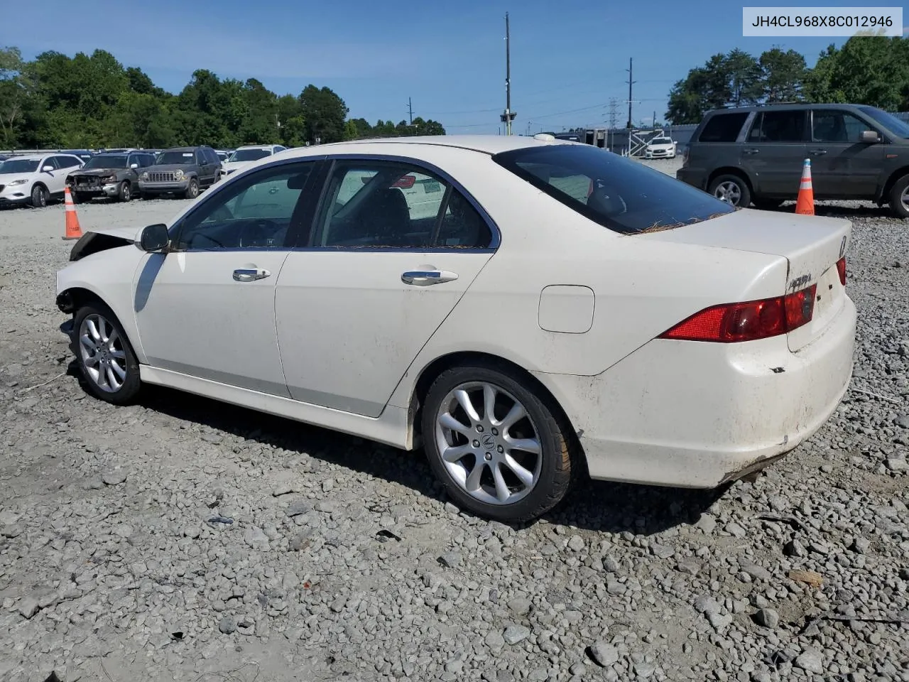 2008 Acura Tsx VIN: JH4CL968X8C012946 Lot: 61659064