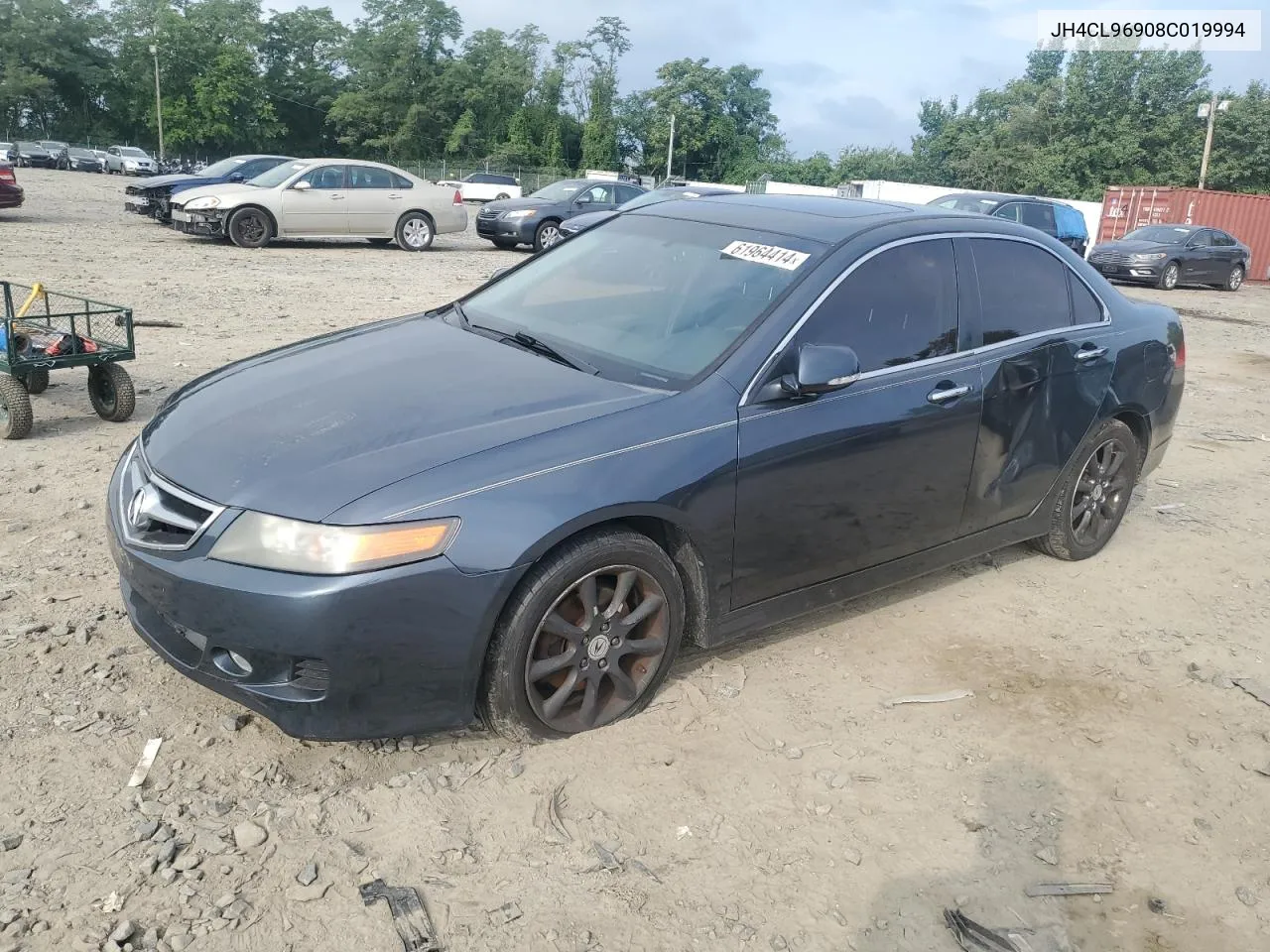 2008 Acura Tsx VIN: JH4CL96908C019994 Lot: 61964414