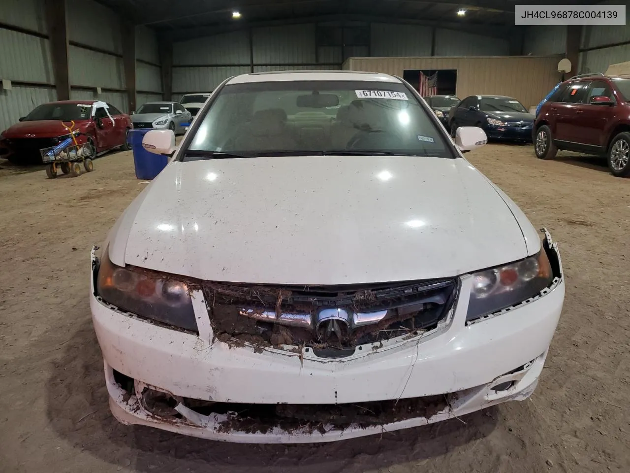 2008 Acura Tsx VIN: JH4CL96878C004139 Lot: 67107154