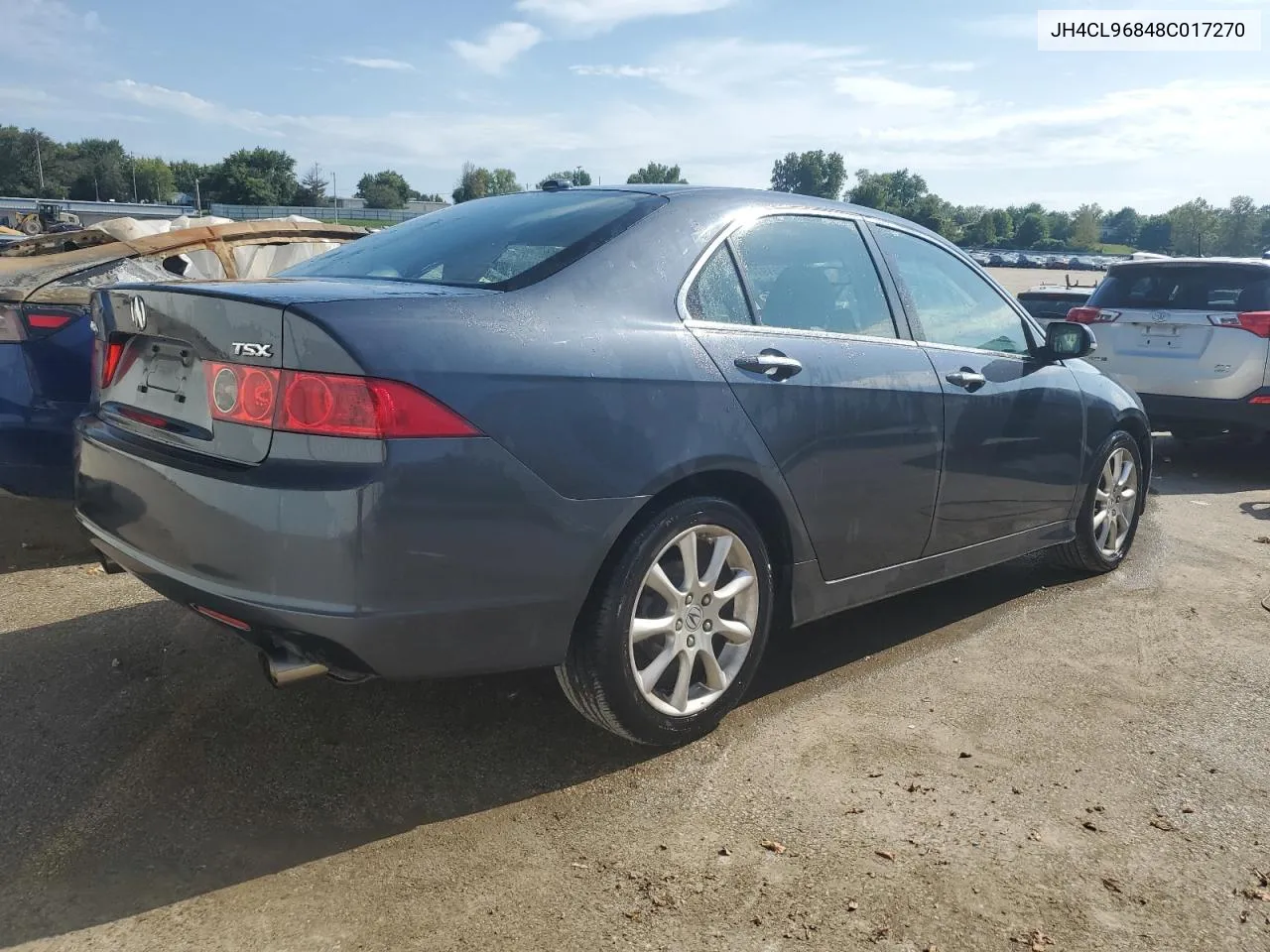 2008 Acura Tsx VIN: JH4CL96848C017270 Lot: 71720304