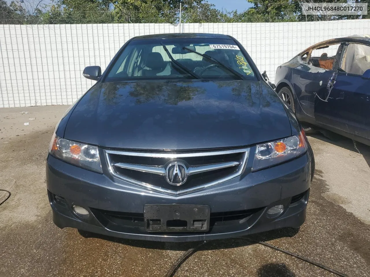 2008 Acura Tsx VIN: JH4CL96848C017270 Lot: 71720304