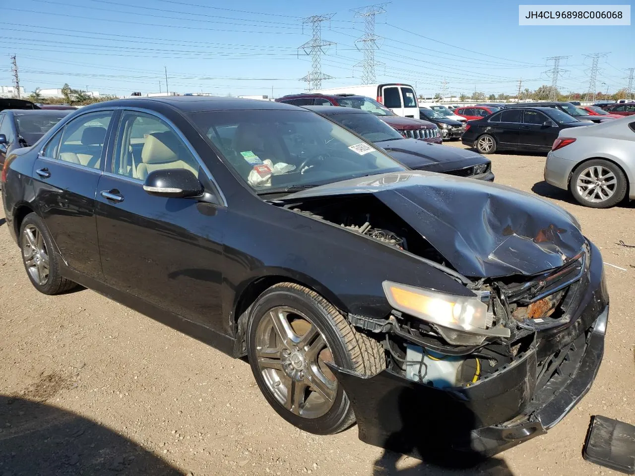 2008 Acura Tsx VIN: JH4CL96898C006068 Lot: 76406284