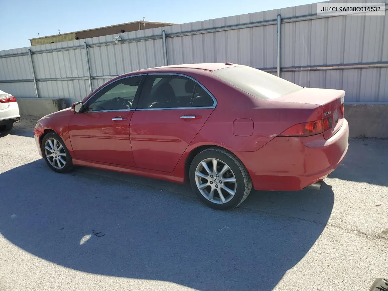 2008 Acura Tsx VIN: JH4CL96838C016532 Lot: 76539664