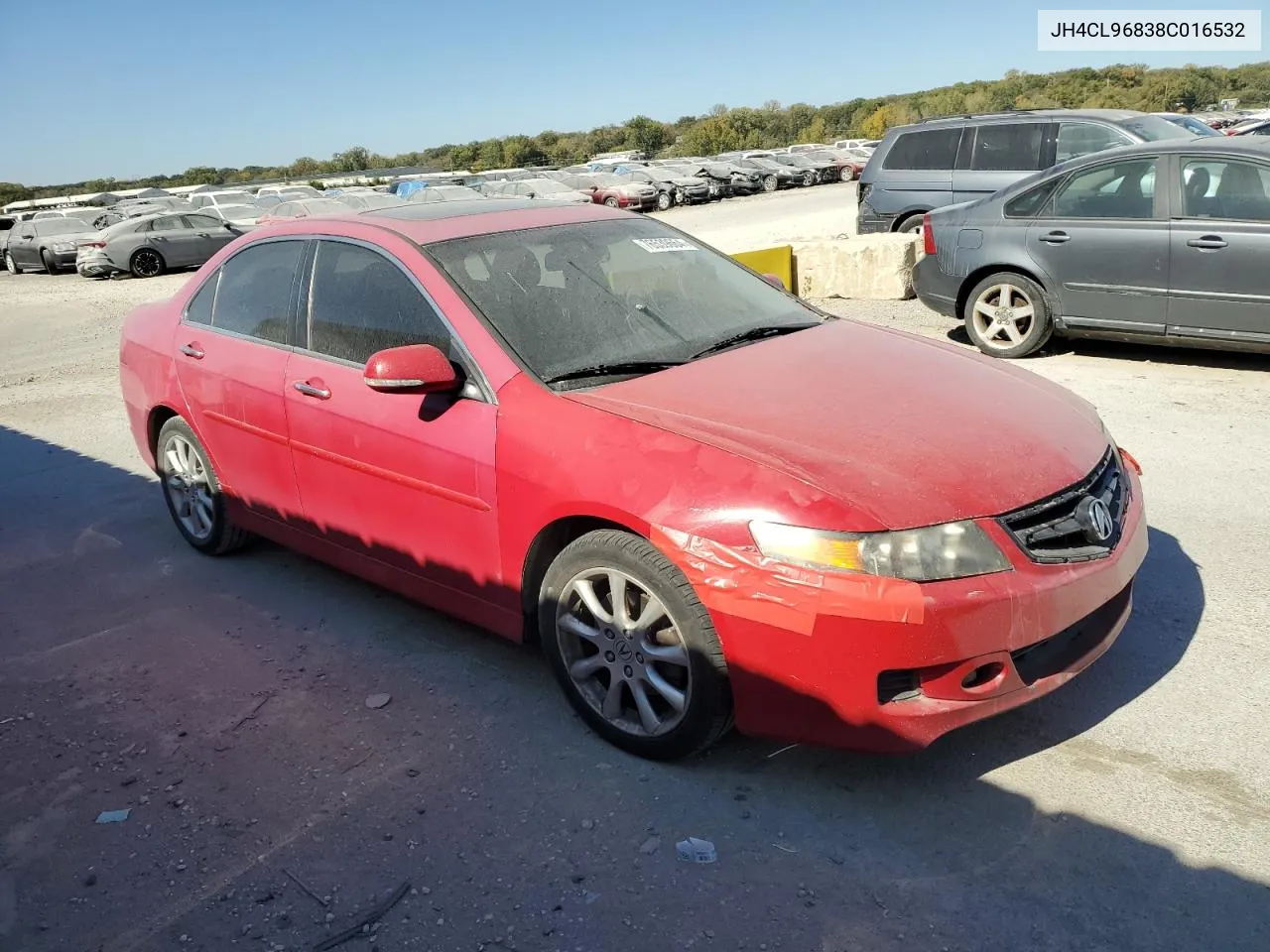 2008 Acura Tsx VIN: JH4CL96838C016532 Lot: 76539664