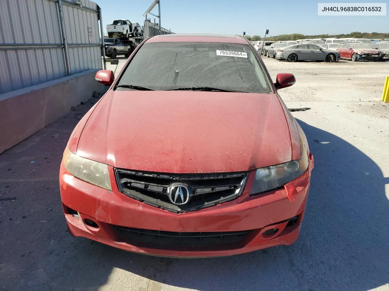 2008 Acura Tsx VIN: JH4CL96838C016532 Lot: 76539664