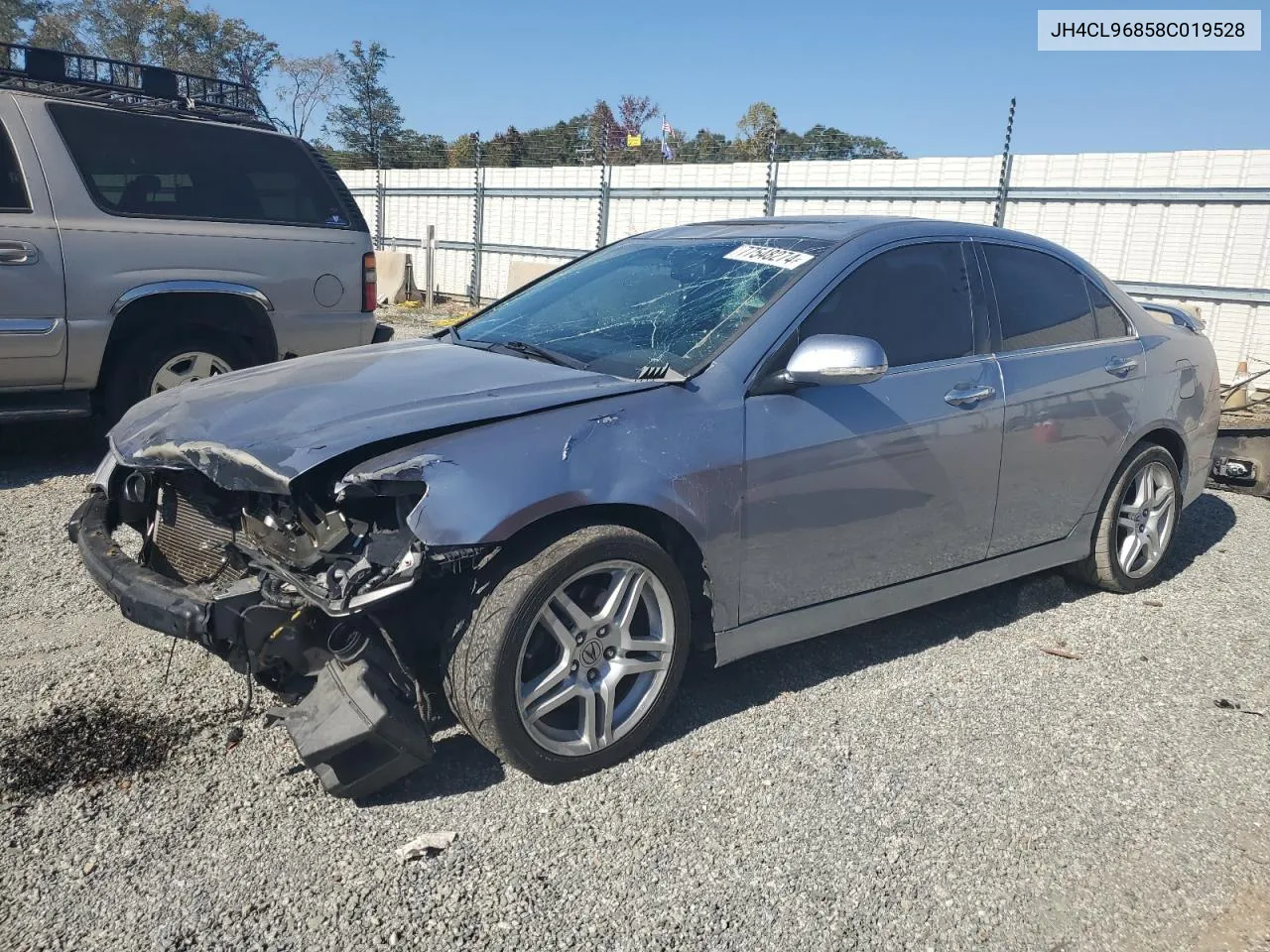 2008 Acura Tsx VIN: JH4CL96858C019528 Lot: 77548274