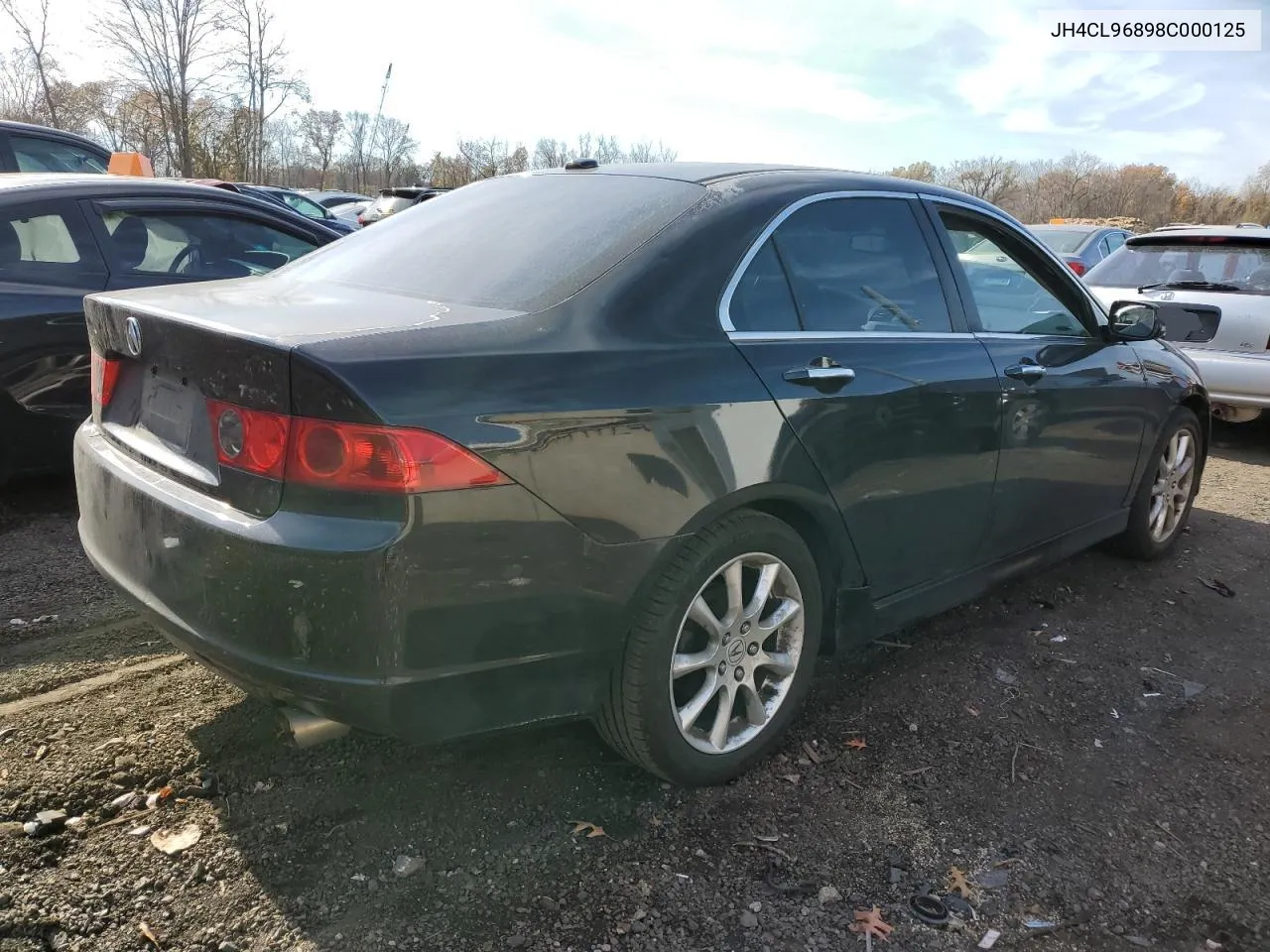 2008 Acura Tsx VIN: JH4CL96898C000125 Lot: 78660984