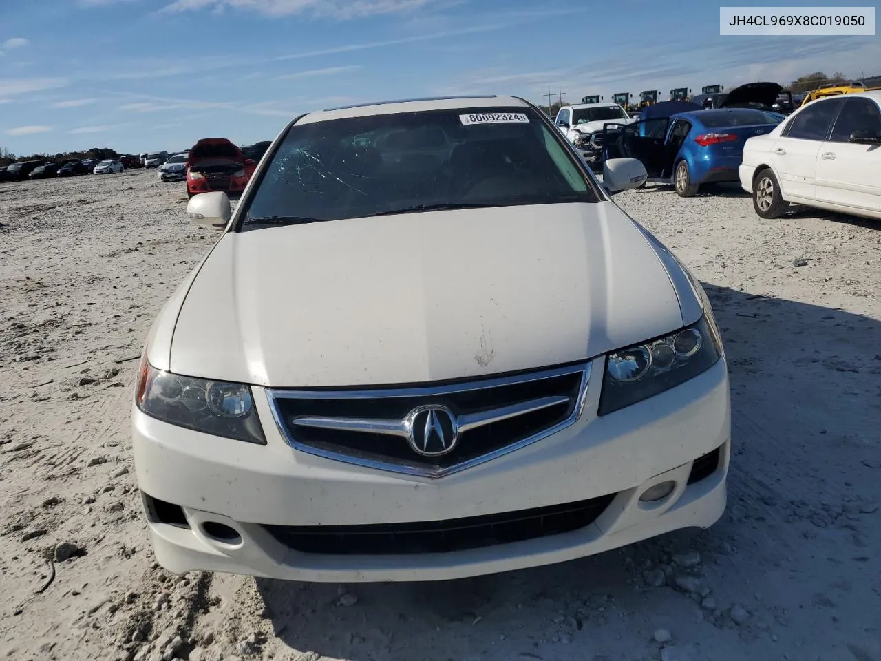 2008 Acura Tsx VIN: JH4CL969X8C019050 Lot: 80092324