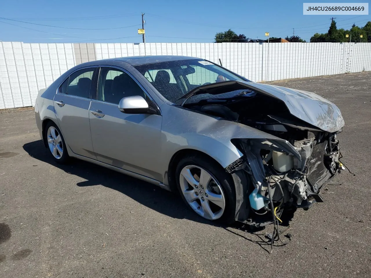 2009 Acura Tsx VIN: JH4CU26689C004669 Lot: 62444654