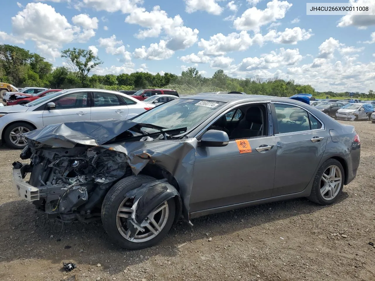 2009 Acura Tsx VIN: JH4CU266X9C011008 Lot: 62860774