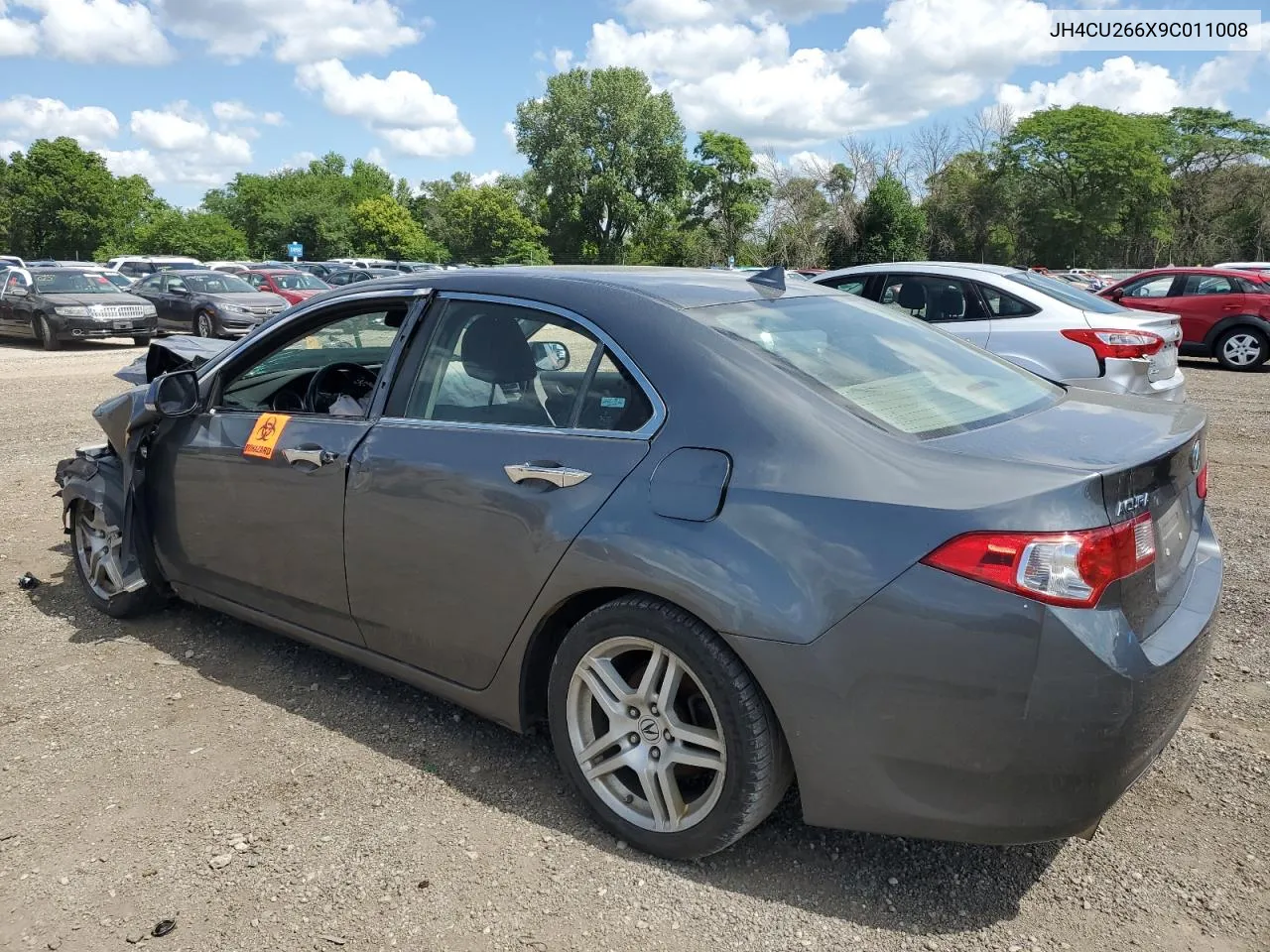 2009 Acura Tsx VIN: JH4CU266X9C011008 Lot: 62860774