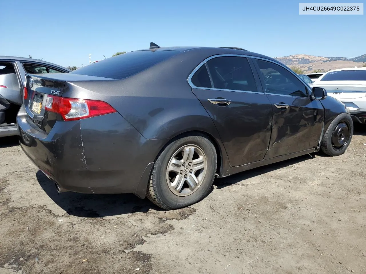 2009 Acura Tsx VIN: JH4CU26649C022375 Lot: 70527114