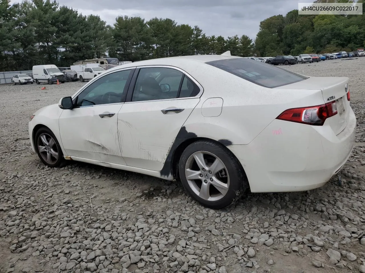 2009 Acura Tsx VIN: JH4CU26609C022017 Lot: 72488054