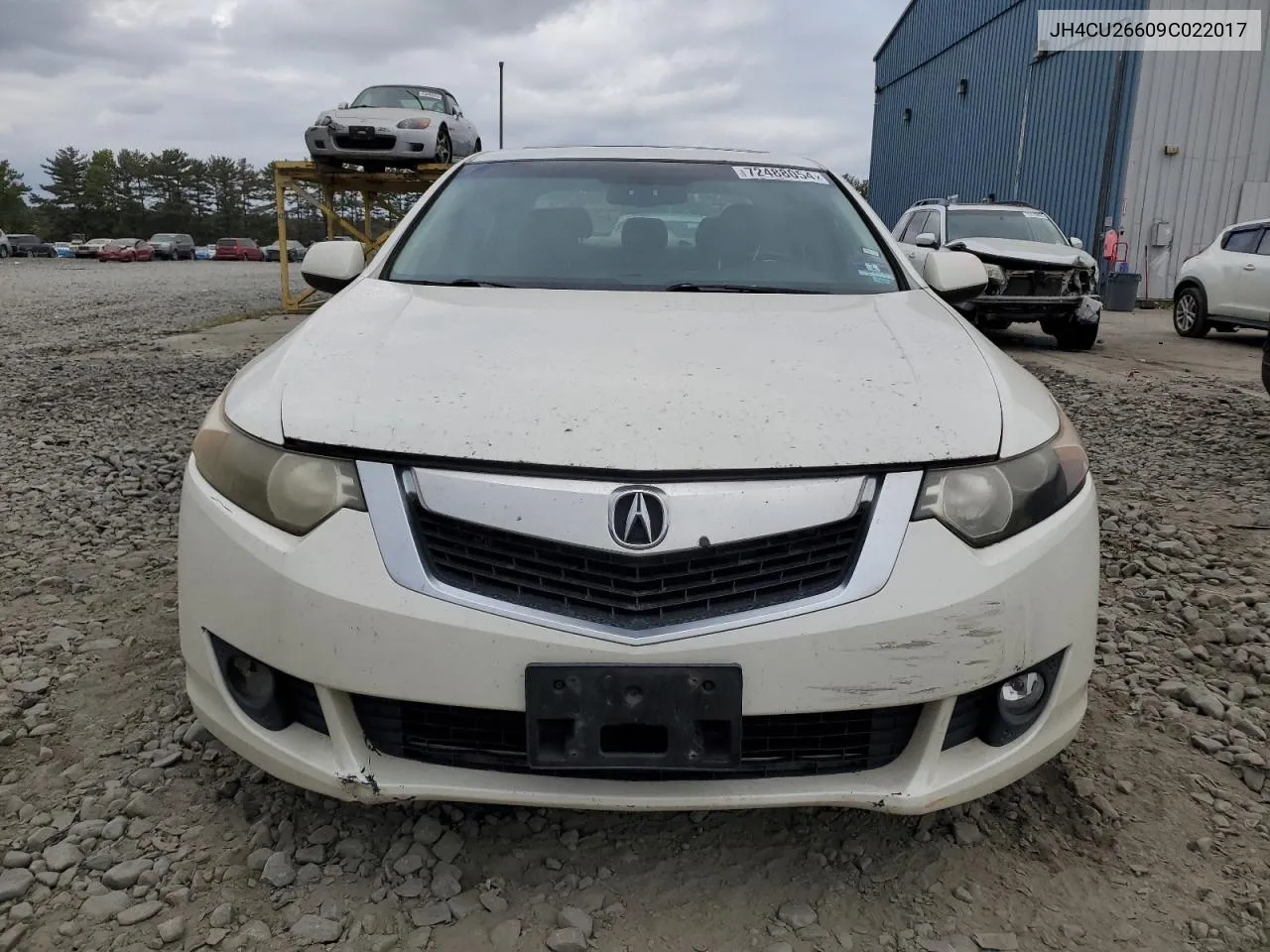 2009 Acura Tsx VIN: JH4CU26609C022017 Lot: 72488054