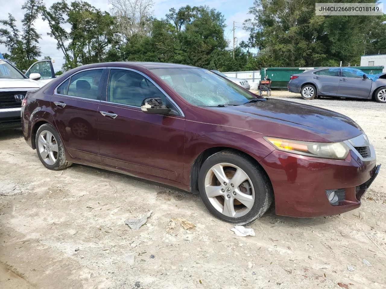 2009 Acura Tsx VIN: JH4CU26689C018149 Lot: 74384834