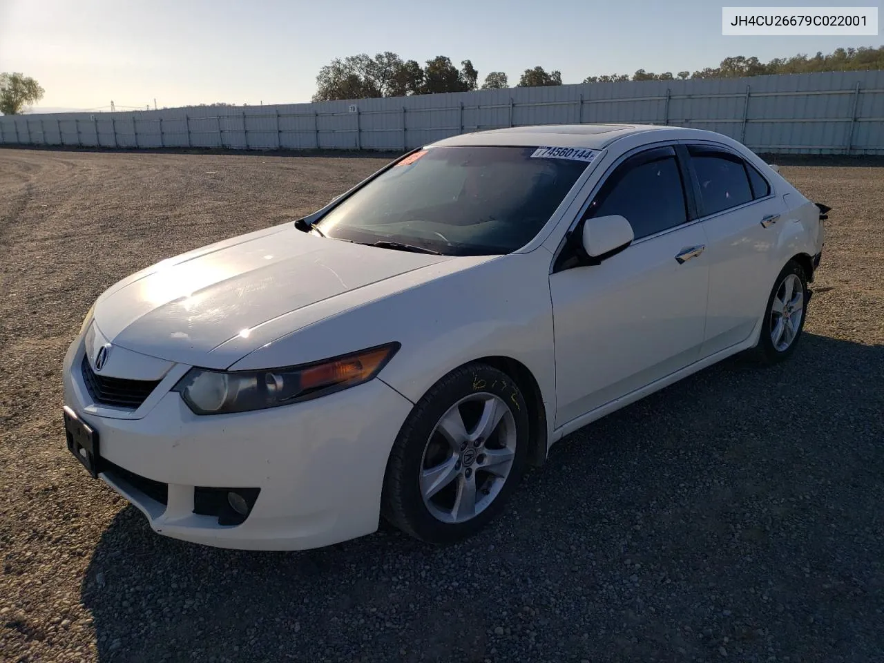 2009 Acura Tsx VIN: JH4CU26679C022001 Lot: 74560144