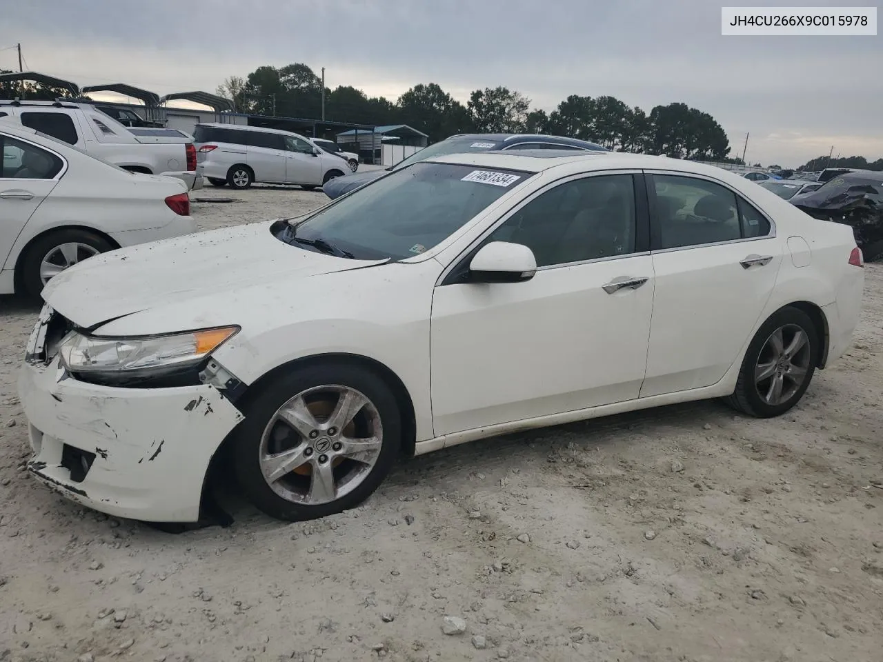 2009 Acura Tsx VIN: JH4CU266X9C015978 Lot: 74681334