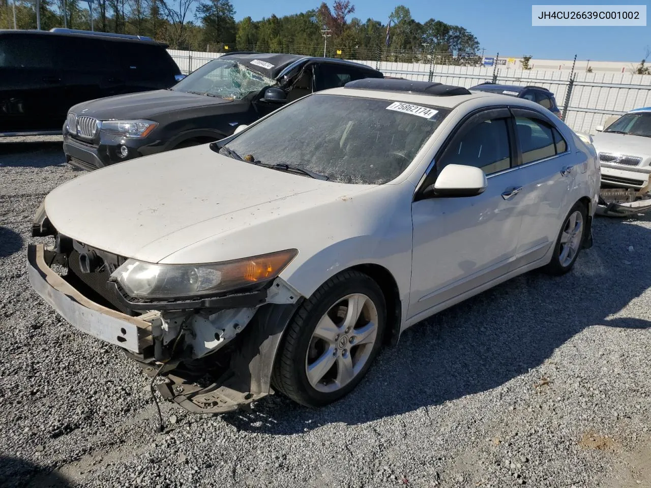 2009 Acura Tsx VIN: JH4CU26639C001002 Lot: 75862174