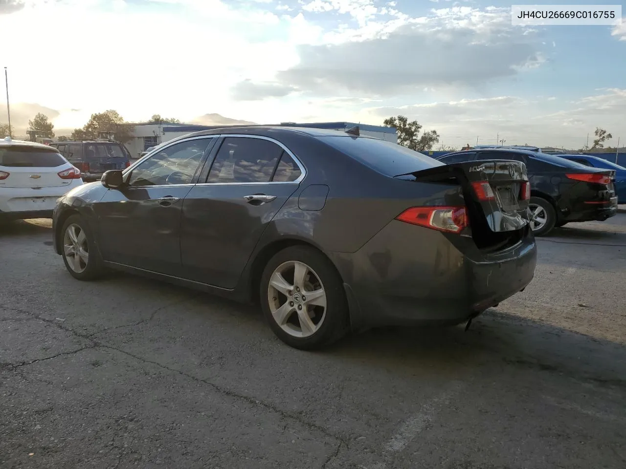 2009 Acura Tsx VIN: JH4CU26669C016755 Lot: 75941684