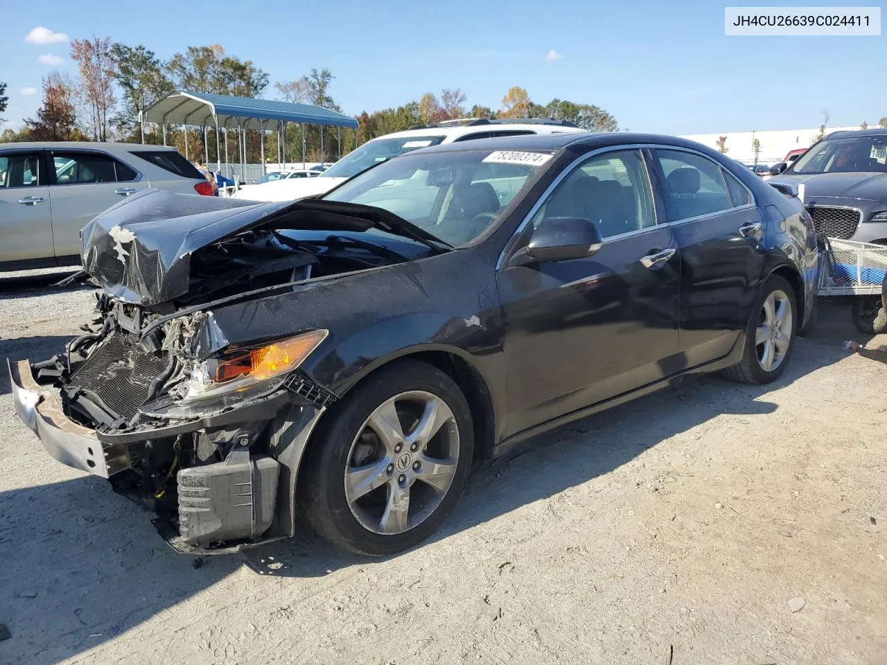 2009 Acura Tsx VIN: JH4CU26639C024411 Lot: 78200374