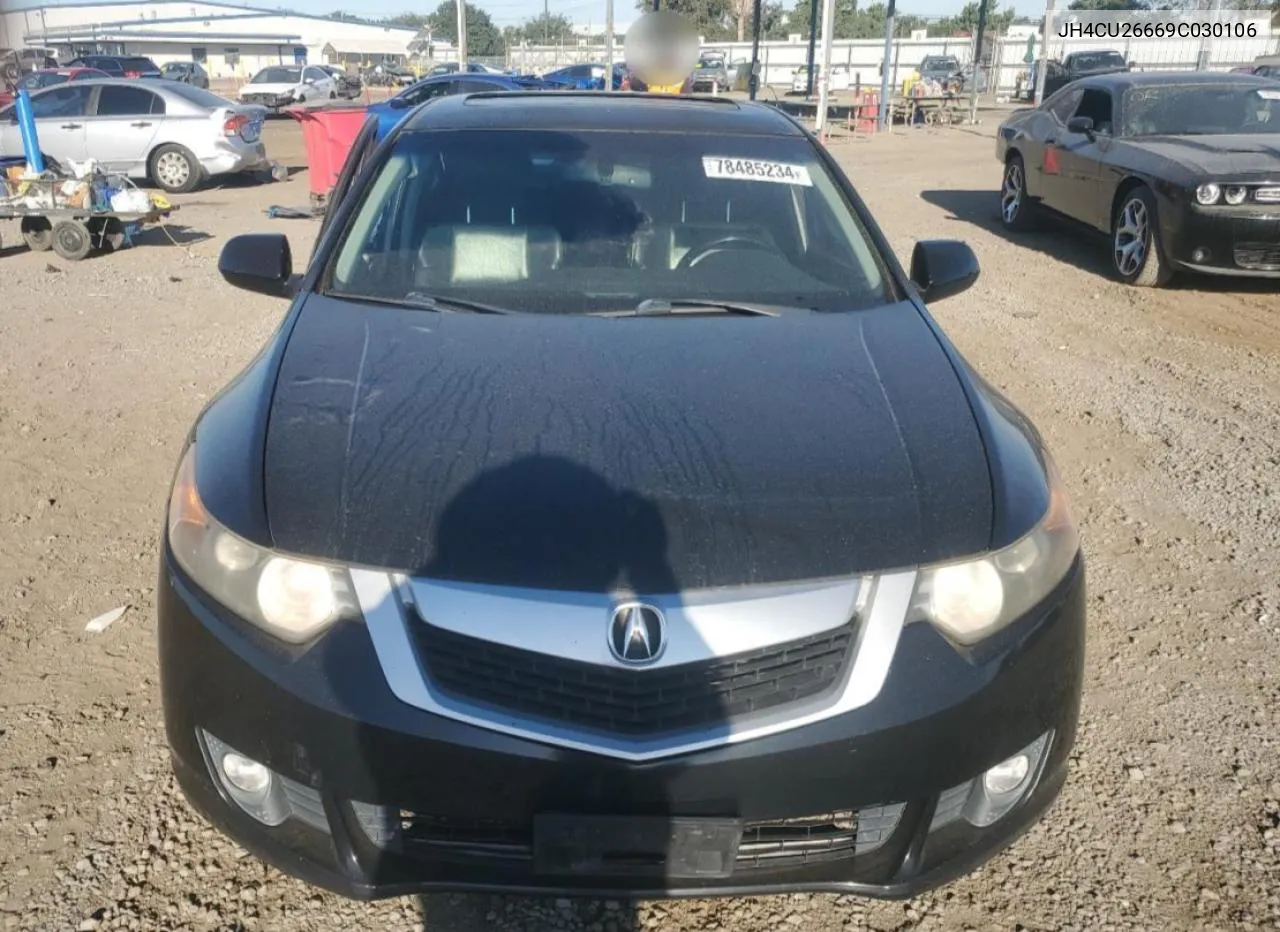 2009 Acura Tsx VIN: JH4CU26669C030106 Lot: 78485234