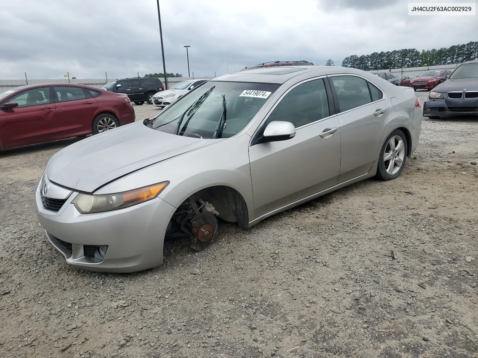 2010 Acura Tsx VIN: JH4CU2F63AC002929 Lot: 54419074