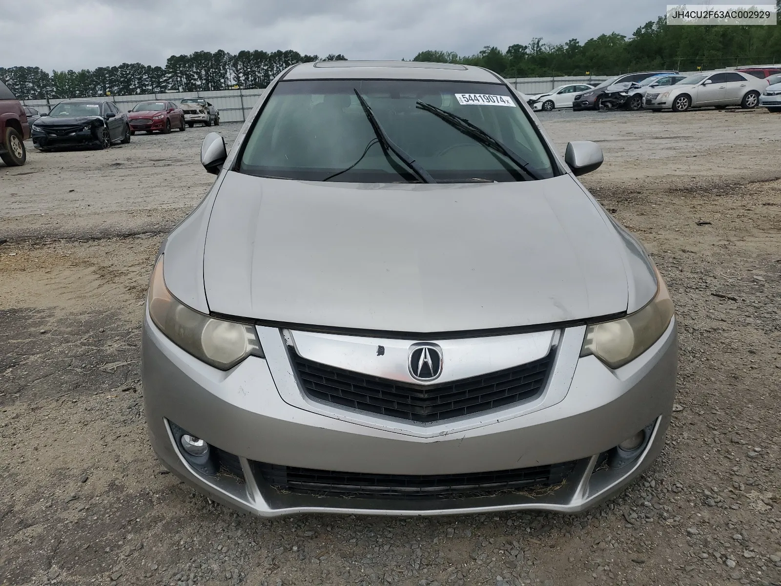 2010 Acura Tsx VIN: JH4CU2F63AC002929 Lot: 54419074