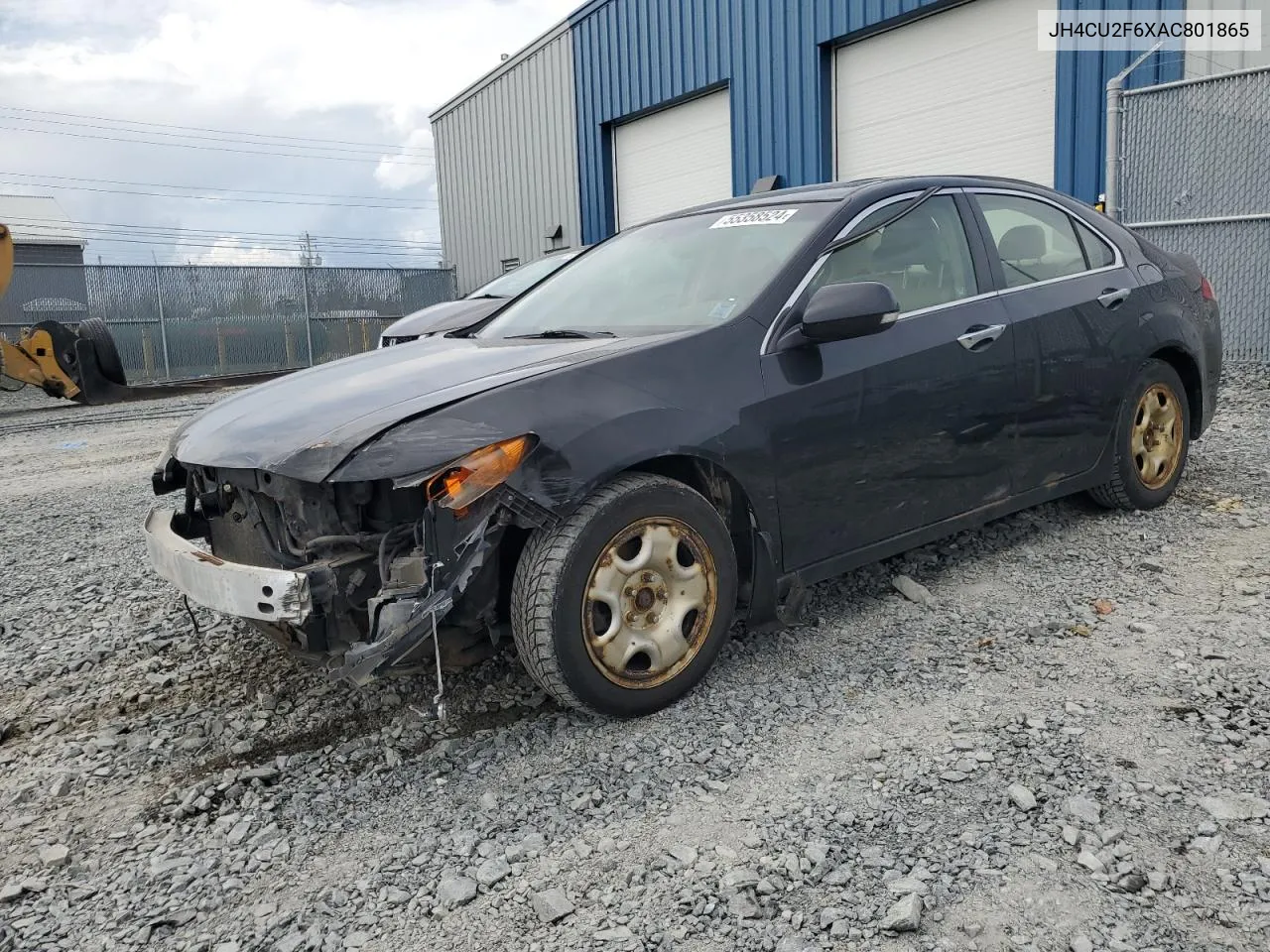 2010 Acura Tsx VIN: JH4CU2F6XAC801865 Lot: 55358524